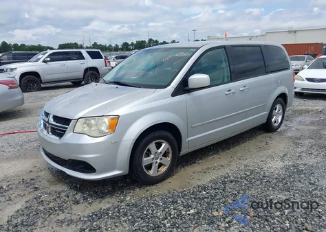2012 Dodge Grand Caravan Sxt из США, поврежденный, VIN 2C4RDGCG2CR153700